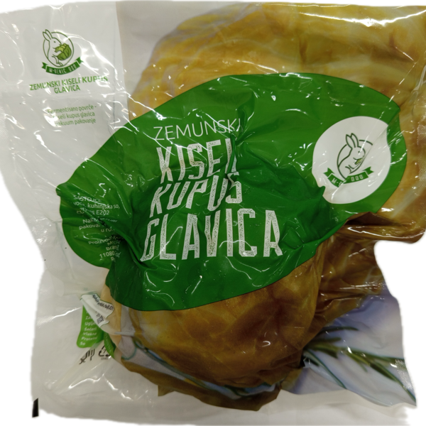 Kiseli kupus glavica vakuum