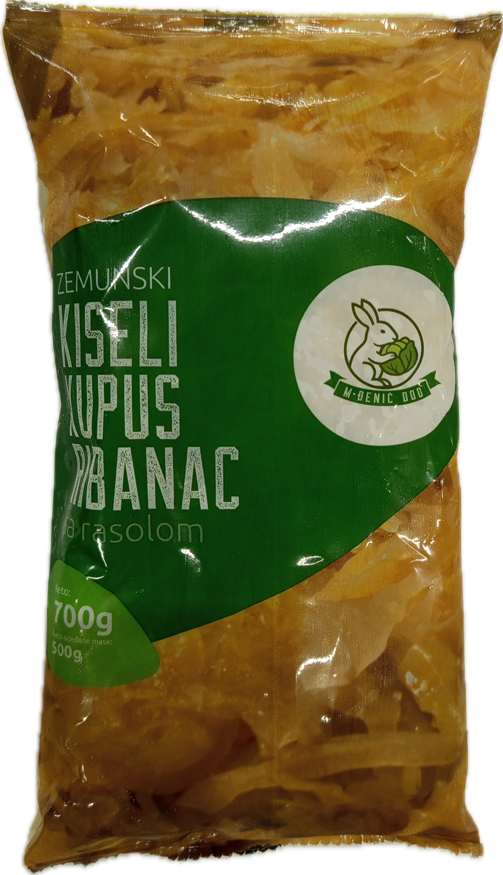 Zemunski kiseli kupus ribanac sa rasolom 700g