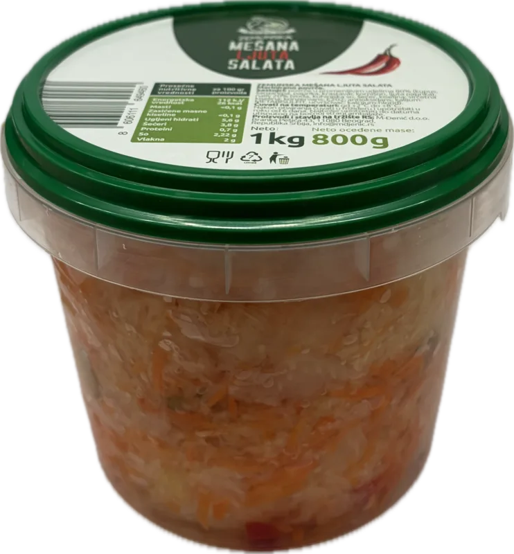 Zemunska mešana ljuta salata