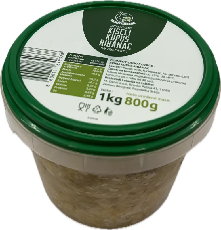 Kiseli kupus ribanac sa rasolom 700g